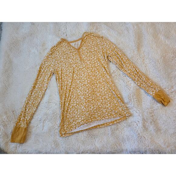 Little Sleepies Womens golden Poppies Bamboo Pajama Set size XS - Picture 6 of 6